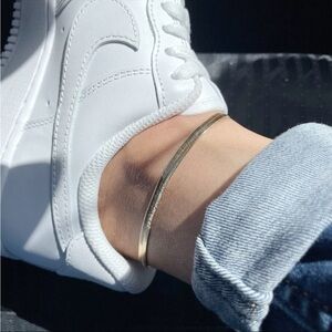 Herringbone Anklet